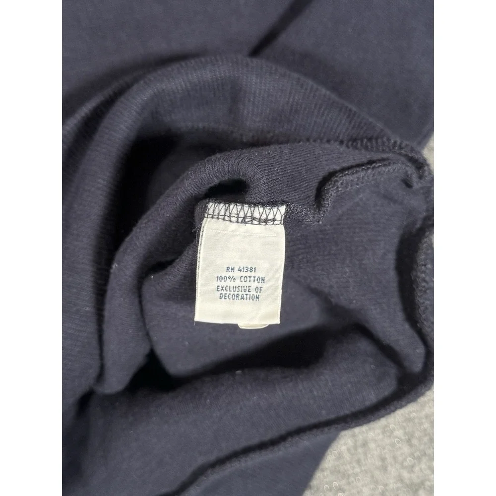 Polo Ralph Lauren Sweatshirt Mens XL‎ Blue Shawl Collar Pullover Suede Elbow